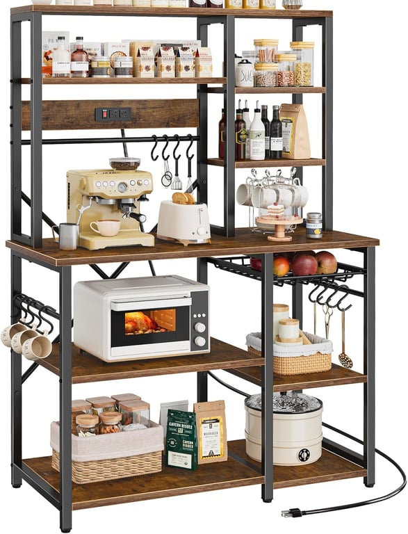 SUPERJARE Large Bakers Rack