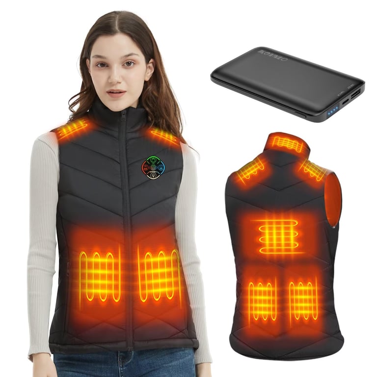 KOVNLO Women's Heated Vest with Battery