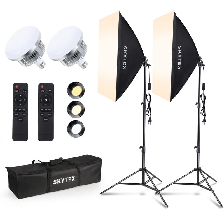 Skytex Softbox Kit with 85W Bulbs