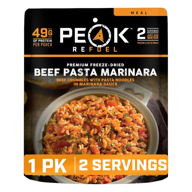 Peak Refuel Beef Pasta Marinara
