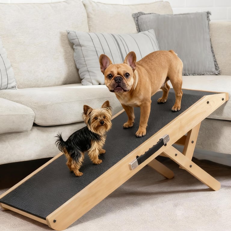 PRIORPET Wooden Dog Ramp for Couch