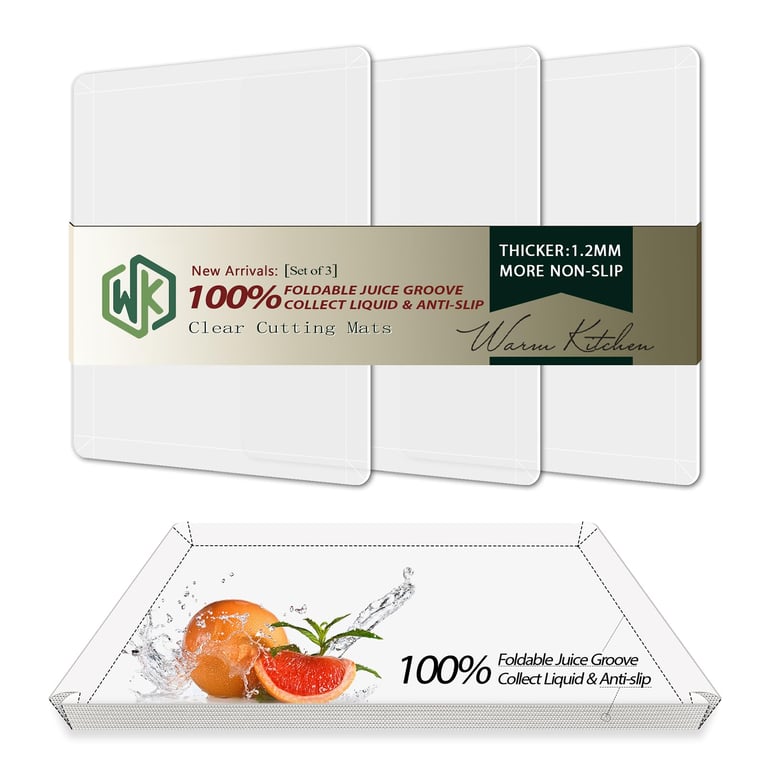 WK Folding Plastic Cutting Board Mats