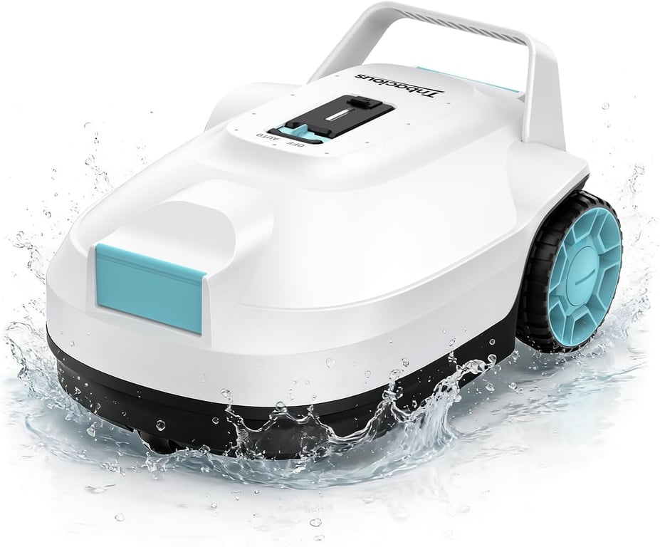 Cordless Pool Vacuum Robot for Above Ground & Inground Pools