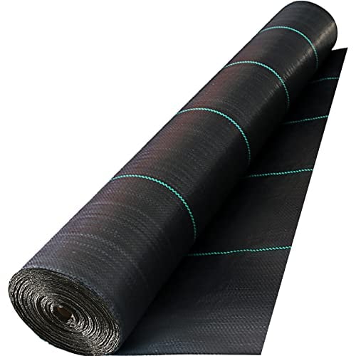 Happybuy 13ft x 108ft Driveway Fabric, 5oz Heavy Duty Weed Barrier Fabric