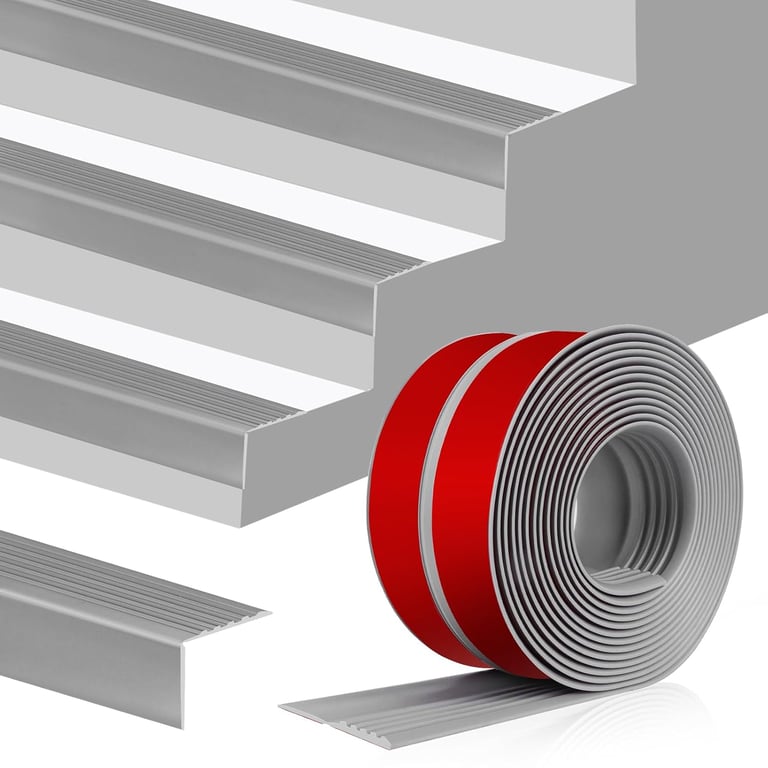 Stair Edge Trim Self Adhesive Rubber Stair Nosing Edge Protector