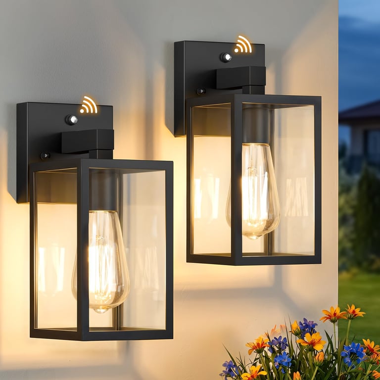 FOLKSMATE Dusk-to-Dawn Wall Lights