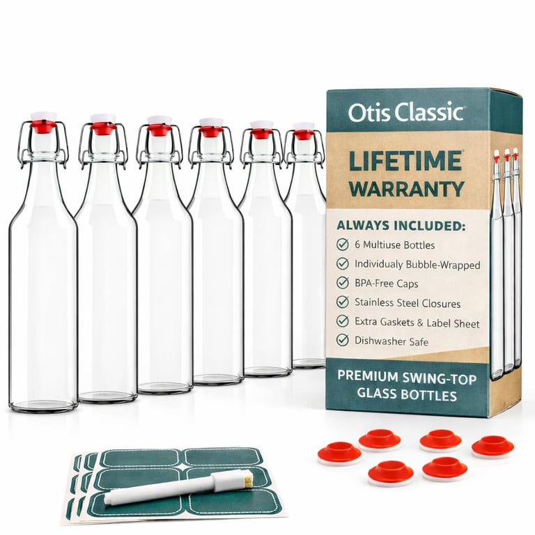 Otis Classic 16oz Swing Top Bottles
