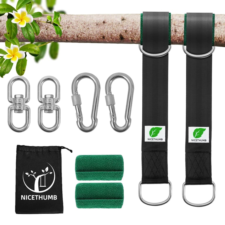 NICETHUMB Tree Swing Straps Kit