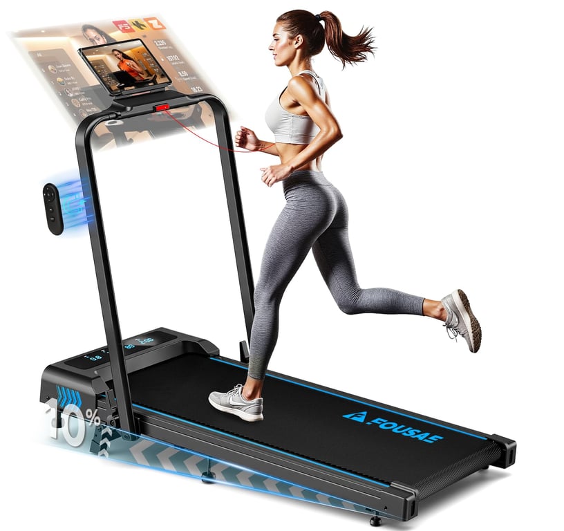 FOUSAE Foldable Treadmill