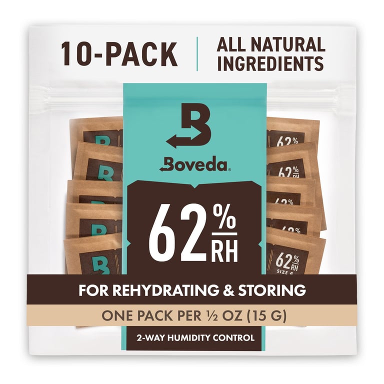 Boveda 62% Humidity Packs