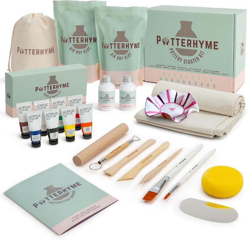 Potterhyme Air Dry Clay Kit