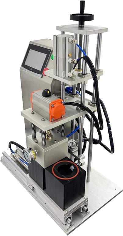 Semi-automatic Glass Jar Vacuum Capping Machine 110V 1PH