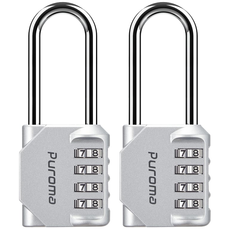 Puroma Long Shackle Combo Padlocks
