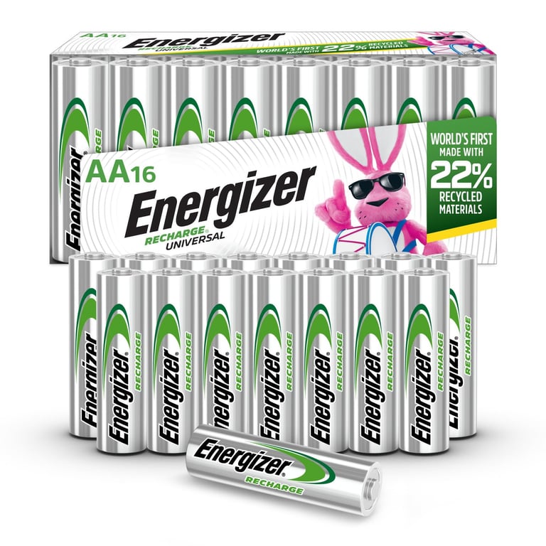Energizer Recharge Universal AA (16‑Pack)