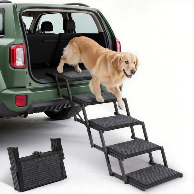 Heeyoo Foldable Dog Steps