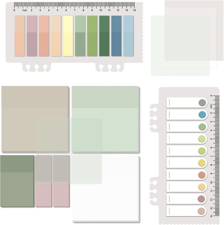 BAYTORY Transparent Sticky Notes