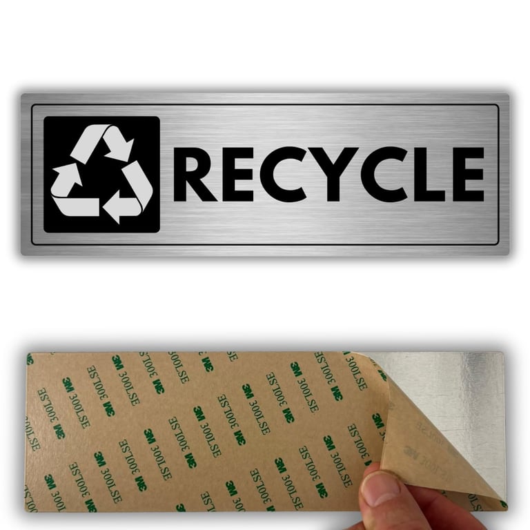 Leykai Aluminum Recycling Sign