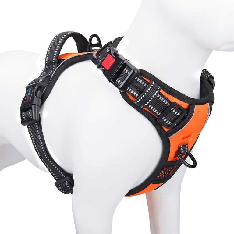 PHOEPET Reflective No‑Pull Dog Harness