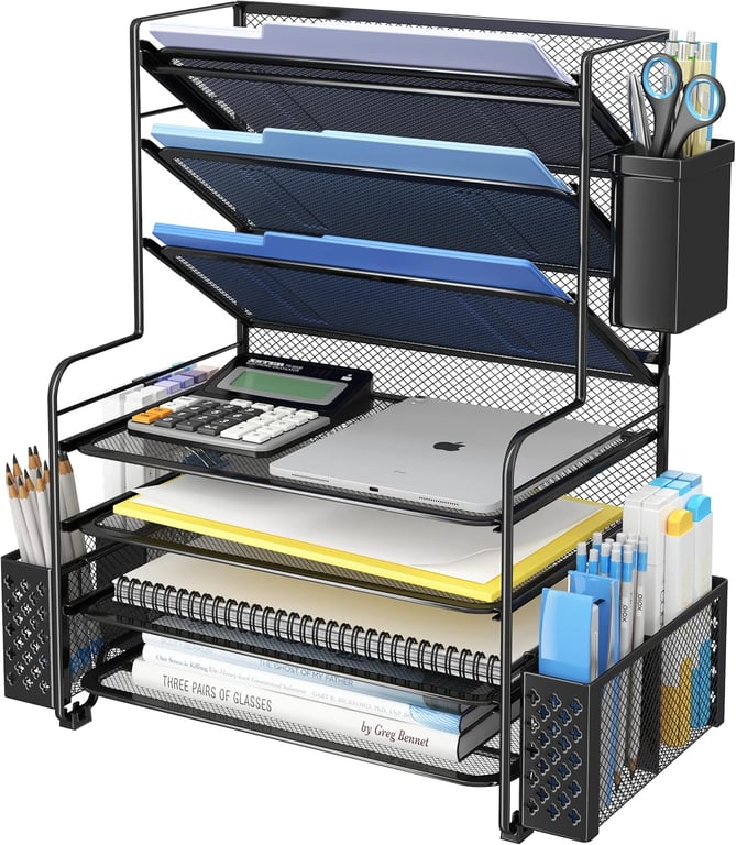 Simple Trending 7‑Tier Desk Organizer