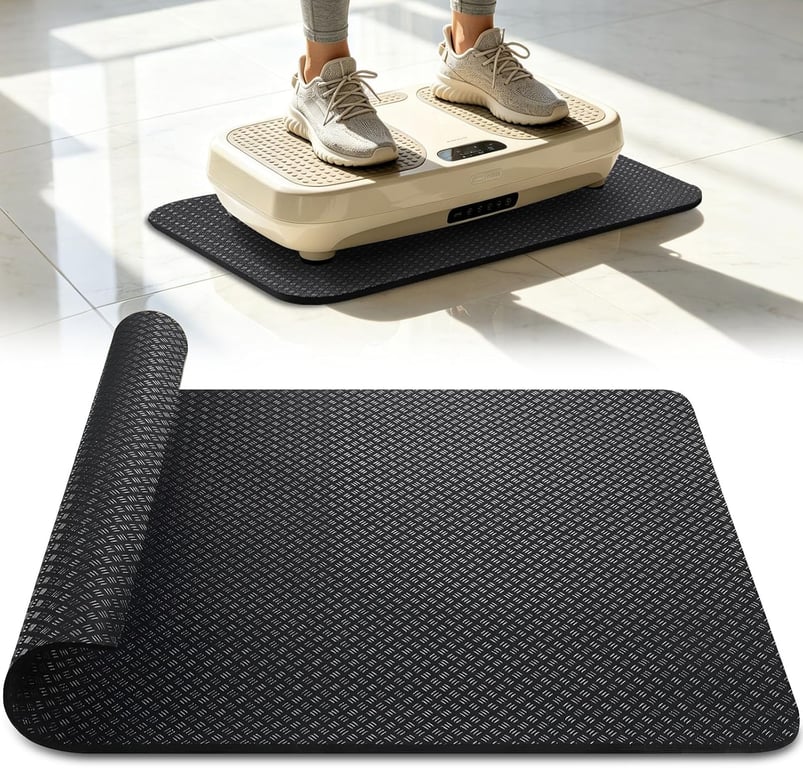 Double-Sided Non-Slip Vibration Plate Mat, Anti Vibration Mat