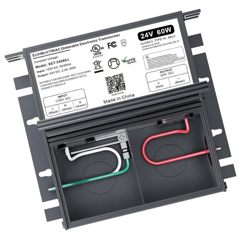 Inexaccessories 60W 24V LED Driver