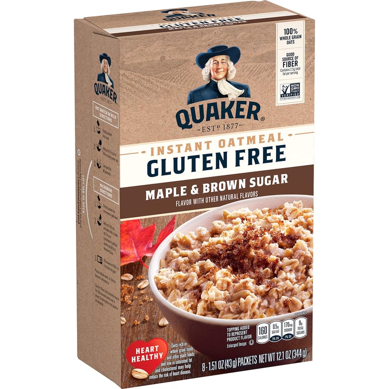 Quaker Gluten Free Maple Oatmeal