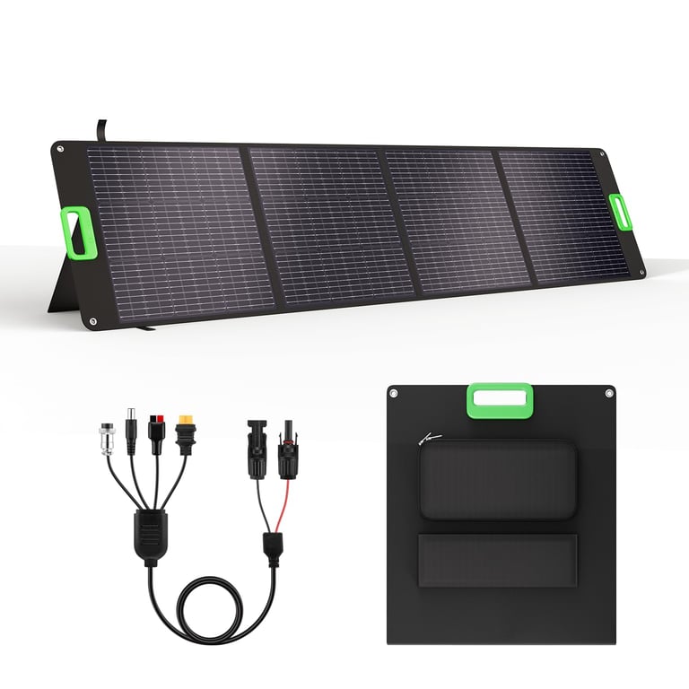 GRECELL 200W Portable Solar Panel Kit