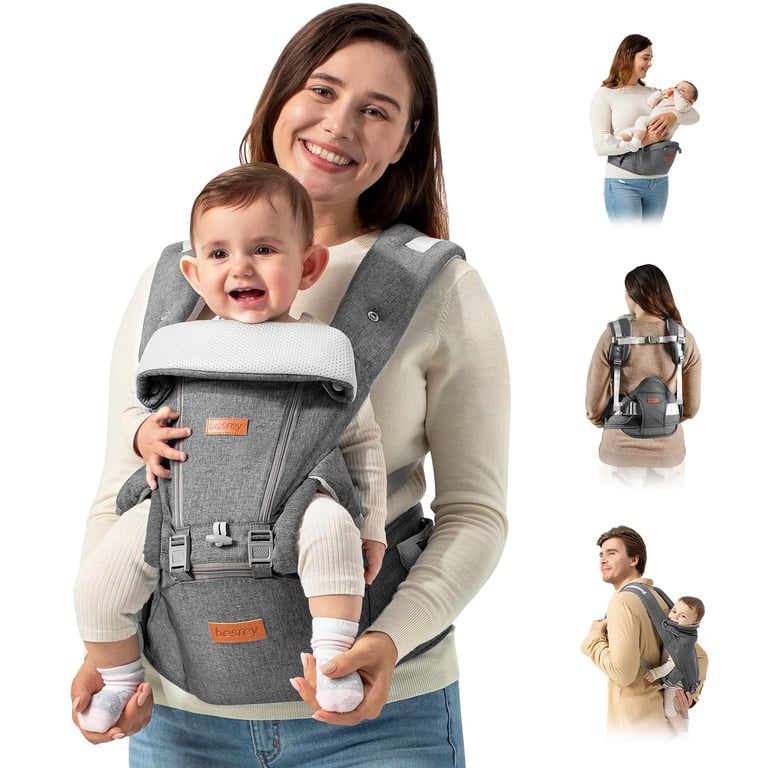 besrey Baby Carrier with Hip Seat