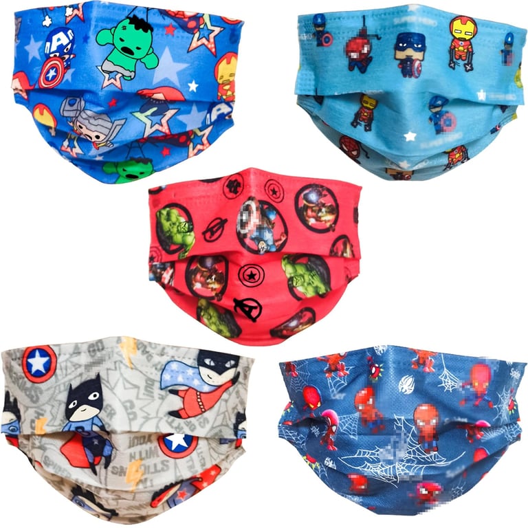 DUASTAR Kids Disposable Face Masks