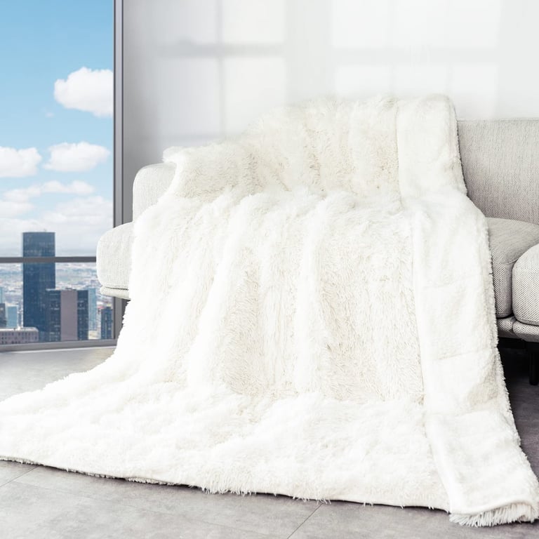 Cottonblue Weighted Blanket Cream White