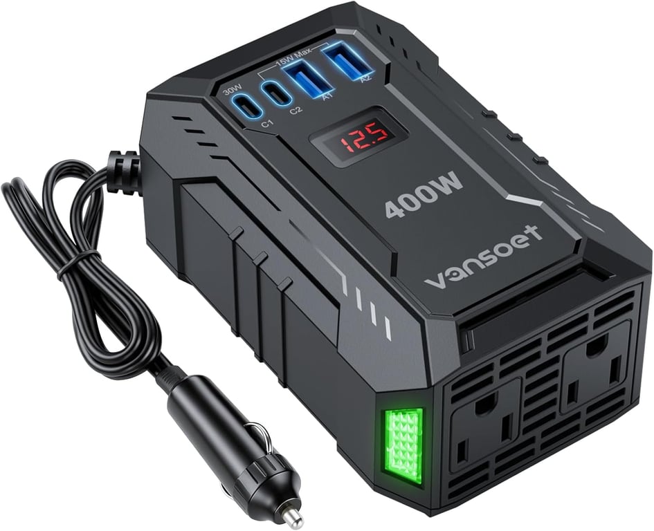 vansoet 400W Car Power Inverter