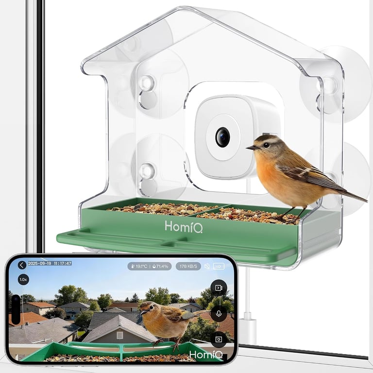 HOMIQ LIFE Smart Bird Feeder