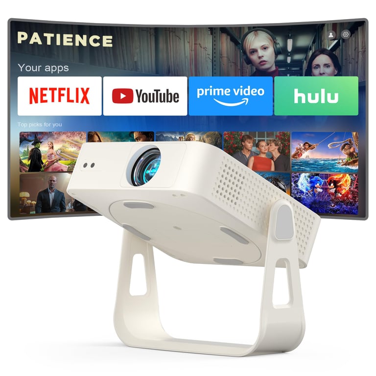 XuanPad White Mini 4K Projector