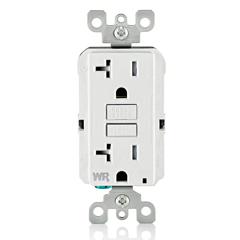 Leviton Slim 20A Weather‑Resistant GFCI