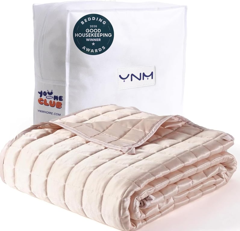 YnM 15lb Cooling Weighted Blanket