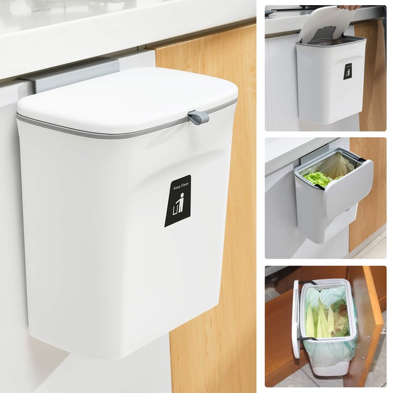 Tiyafuro 2.4 Gal Kitchen Compost Bin