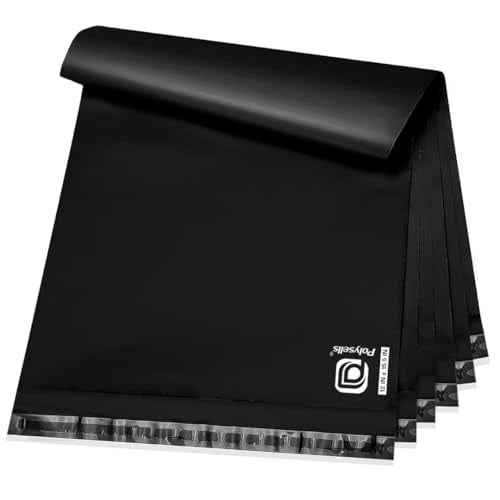 POLYSELLS Black Poly Mailers