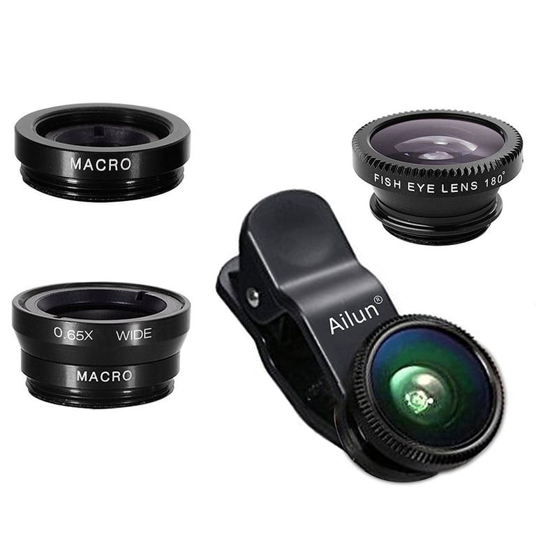 Ailun 3‑in‑1 Clip‑on Phone Lens Kit