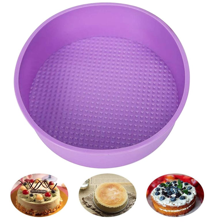 KOOTIPS 10‑Inch Silicone Cake Pan