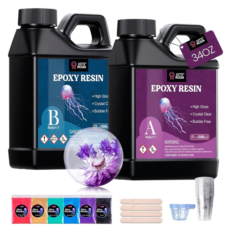 Let's Resin Crystal Clear Epoxy Resin