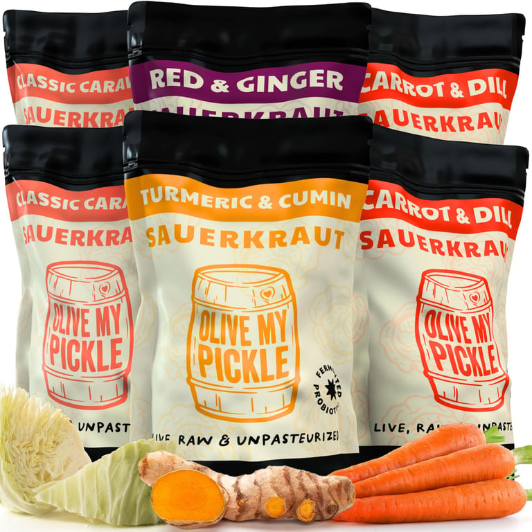 Olive My Pickle Sauerkraut Variety Pack