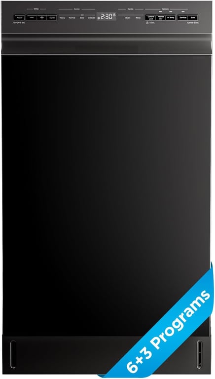 Midea 18‑Inch Built‑In Dishwasher