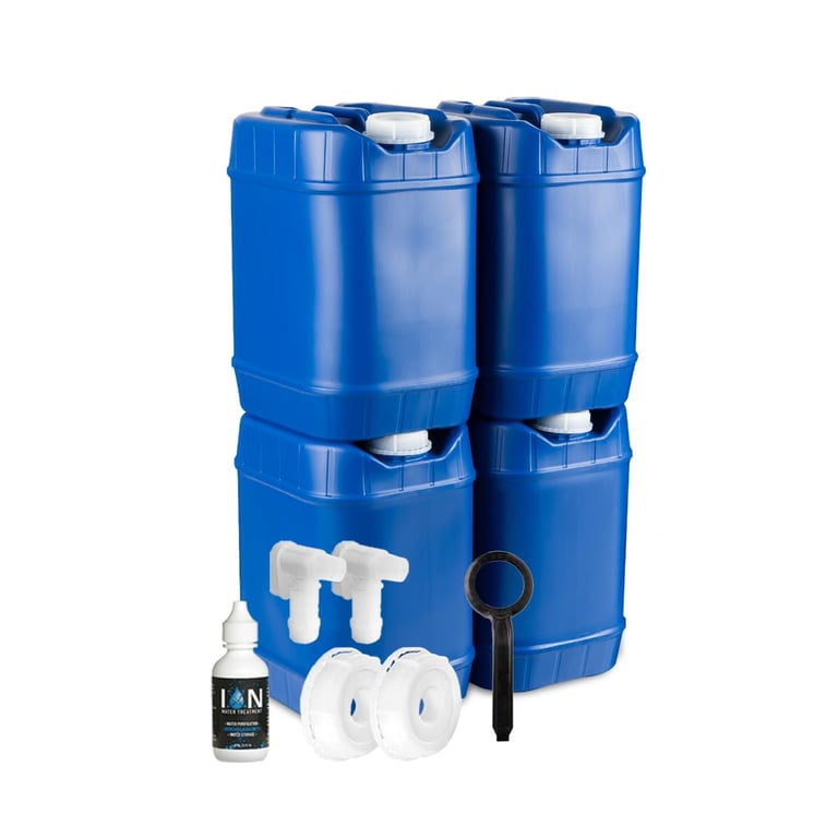 Saratoga Farms 5‑Gallon Stackable Water Kit