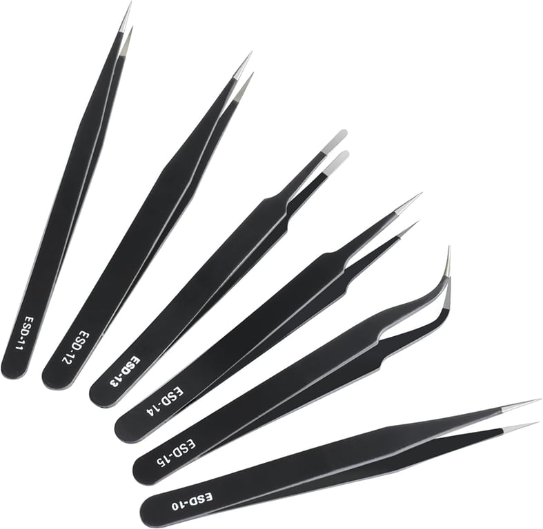 CHERALKEST Precision Tweezers Set