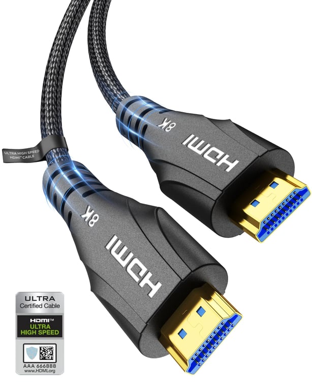 Cratree 15FT HDMI 2.1 Cable