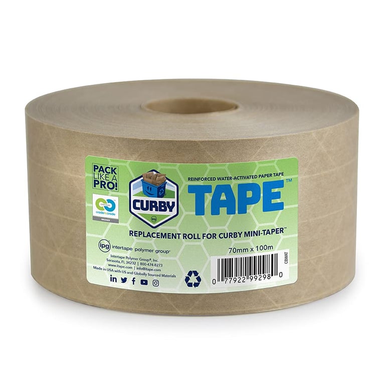 CURBY Water-Activated Tape