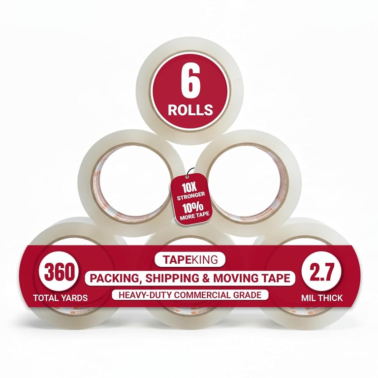 Tape King Clear Packing Tape