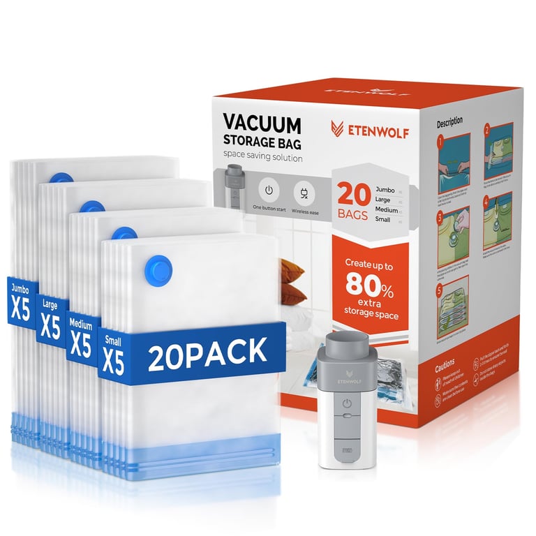 ETENWOLF Vacuum Storage Bags