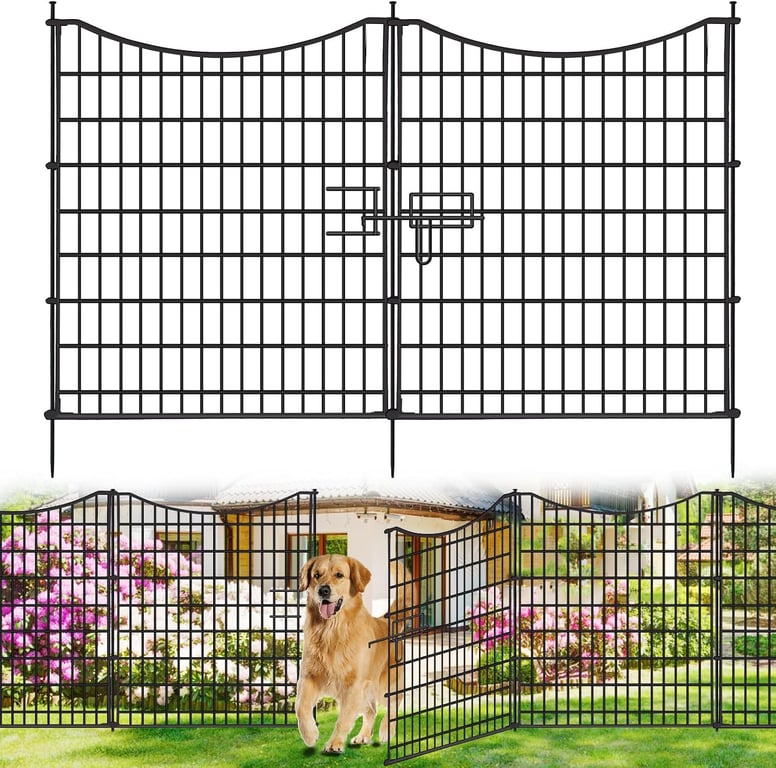 NANYEZH 18-Panel Garden Fence Gate