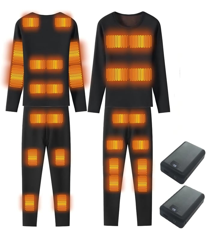 Men's Heated Thermal Set